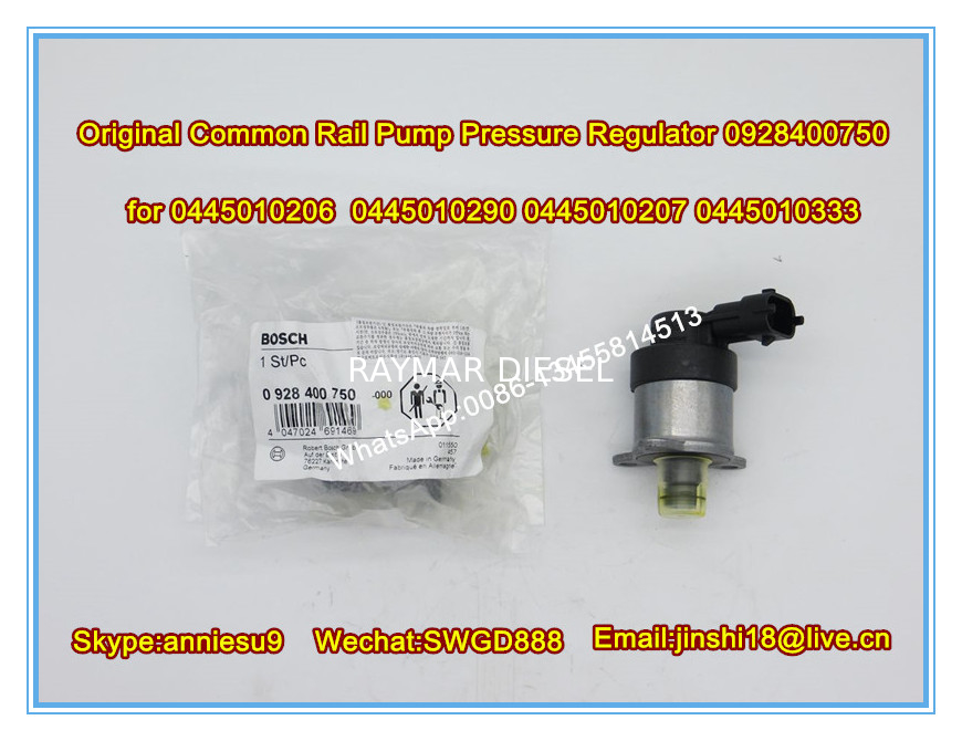 Original Common Rail Fuel Pump Pressure Regulator 0928400750 for 0445010206 0445010290 044