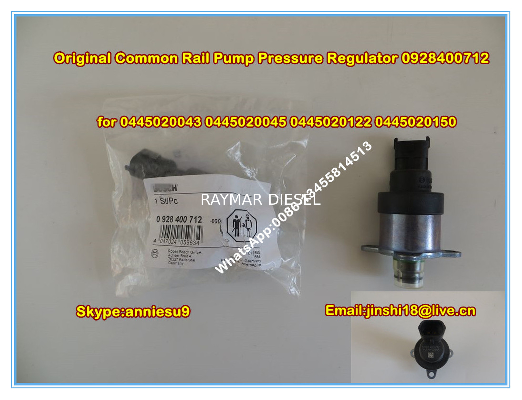 Bosch Original Common Rail Fuel Pump Pressure Regulator 0928400712 for 0445020043 04450200