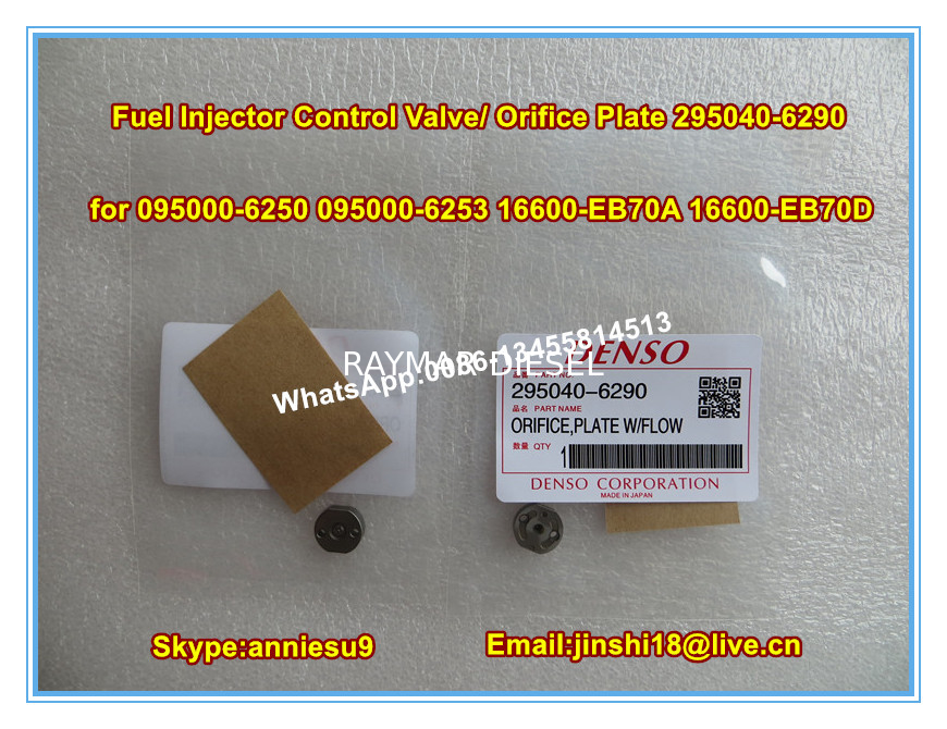 Denso Fuel Injector Control Valve/ Orifice Plate 295040-6290 for 095000-6250 095000-6253 1