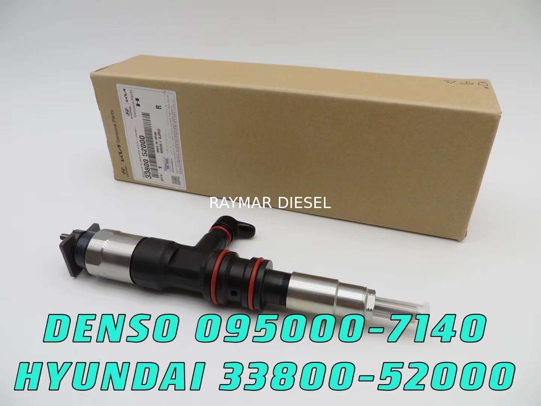 DENSO Genuine diesel common rail fuel injector 095000-7140 for HD35, HD75 Euro 4 33800-52000