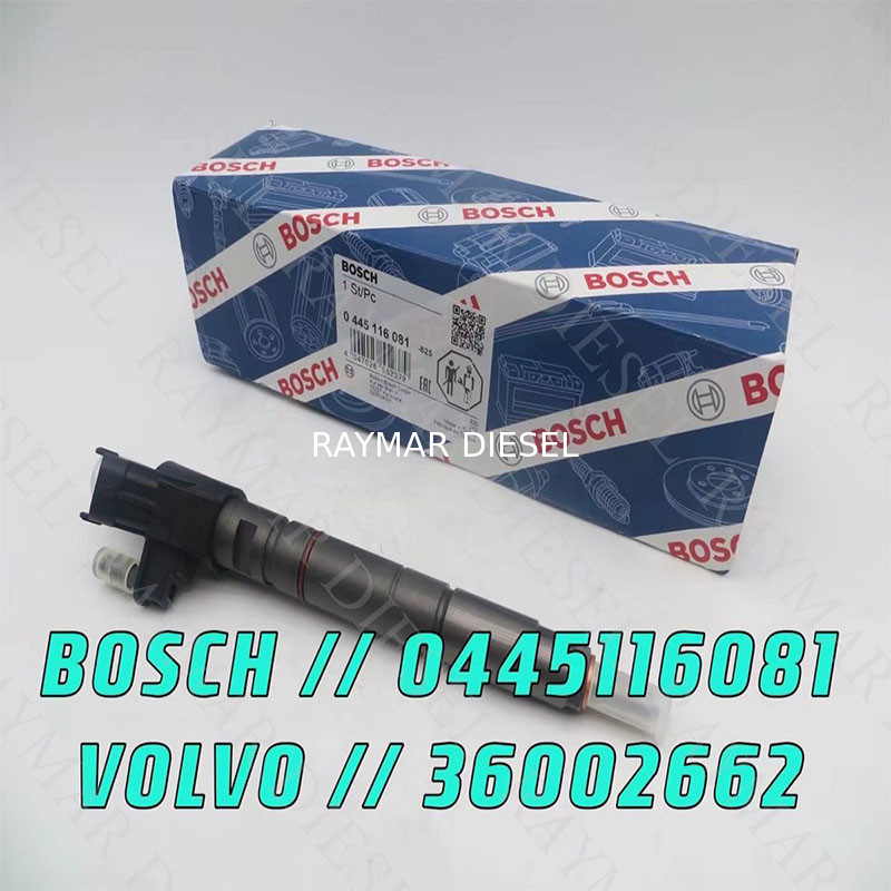 GENUINE AND BRAND NEW COMMON RAIL FUEL INJECTOR 0445116081, 0445116016 , 36002662 31272690 , 30777226
