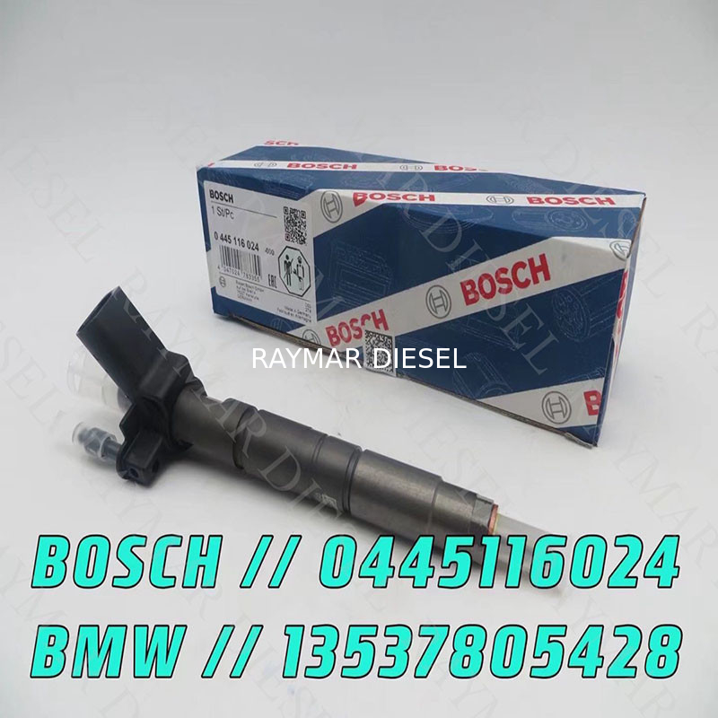 GENUINE AND BRAND NEW COMMON RAIL FUEL INJECTOR 0445116024, 13537805428