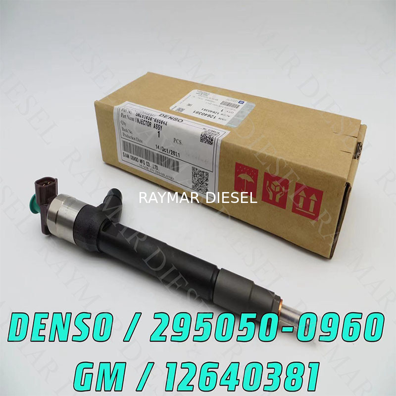 DENSO Genuine diesel common rail fuel injector 295050-0960, 2950500960 for GM / CHEVR-- 12640381