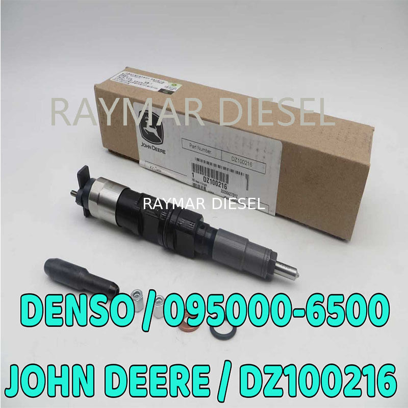 Genuine New Diesel Common Rail Fuel Injector 095000-6500 DZ100216 RE529117 RE546782 RE529414